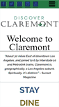 Mobile Screenshot of discoverclaremont.com